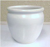 白陶器鉢カバー